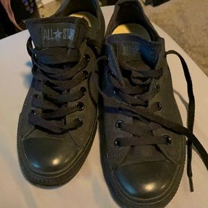 Converse chuck taylor lows in black